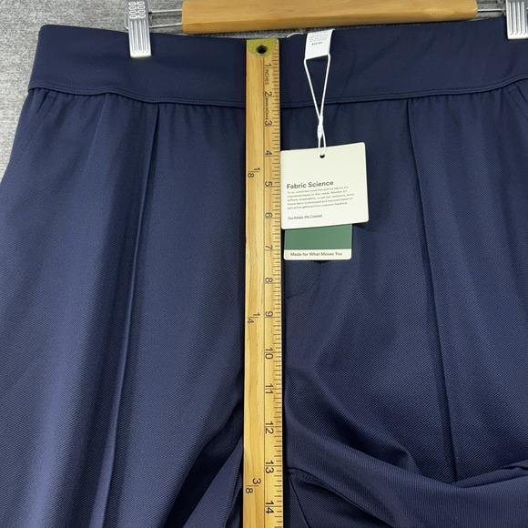 Halara Wide Leg Dress Pants Women Size XL Blue Casual Elastic Waist NEW - Picture 9 of 10